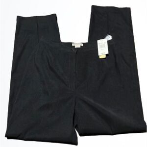 Notations Women Pants  straight leg S Black Polyester
